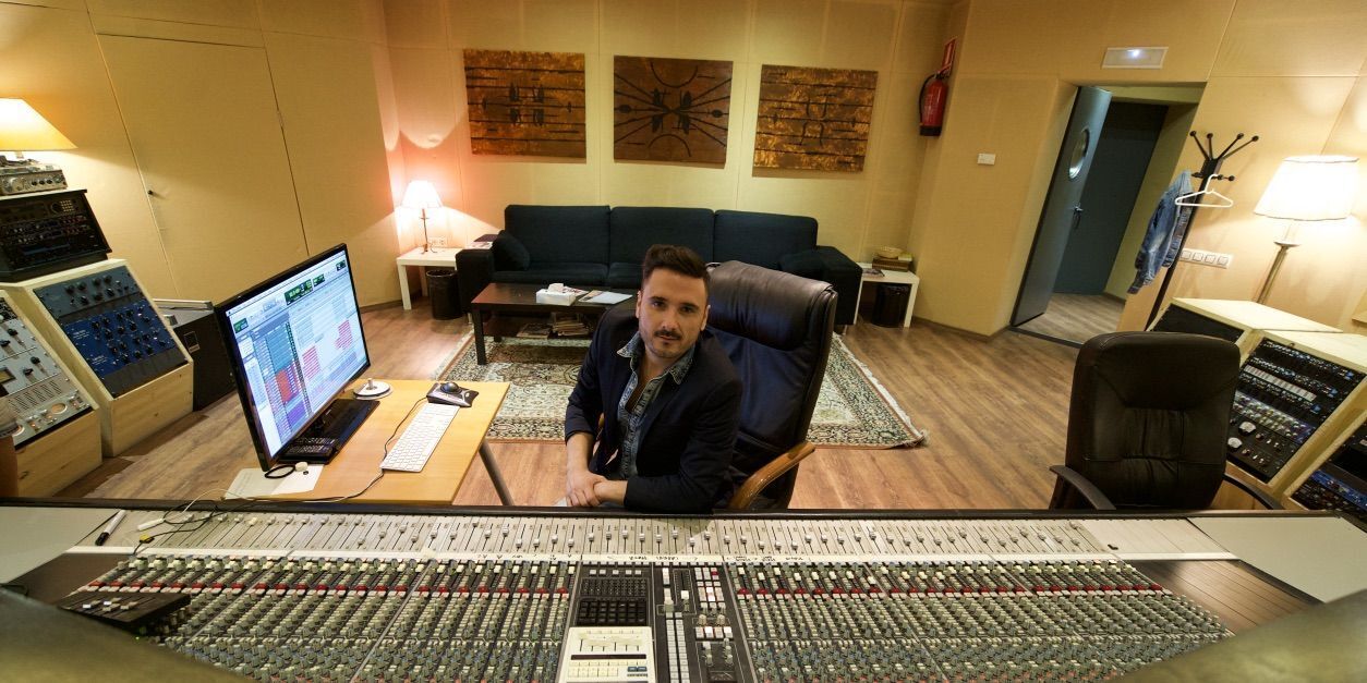 Riki Rivera, en su estudio de Masdrid.