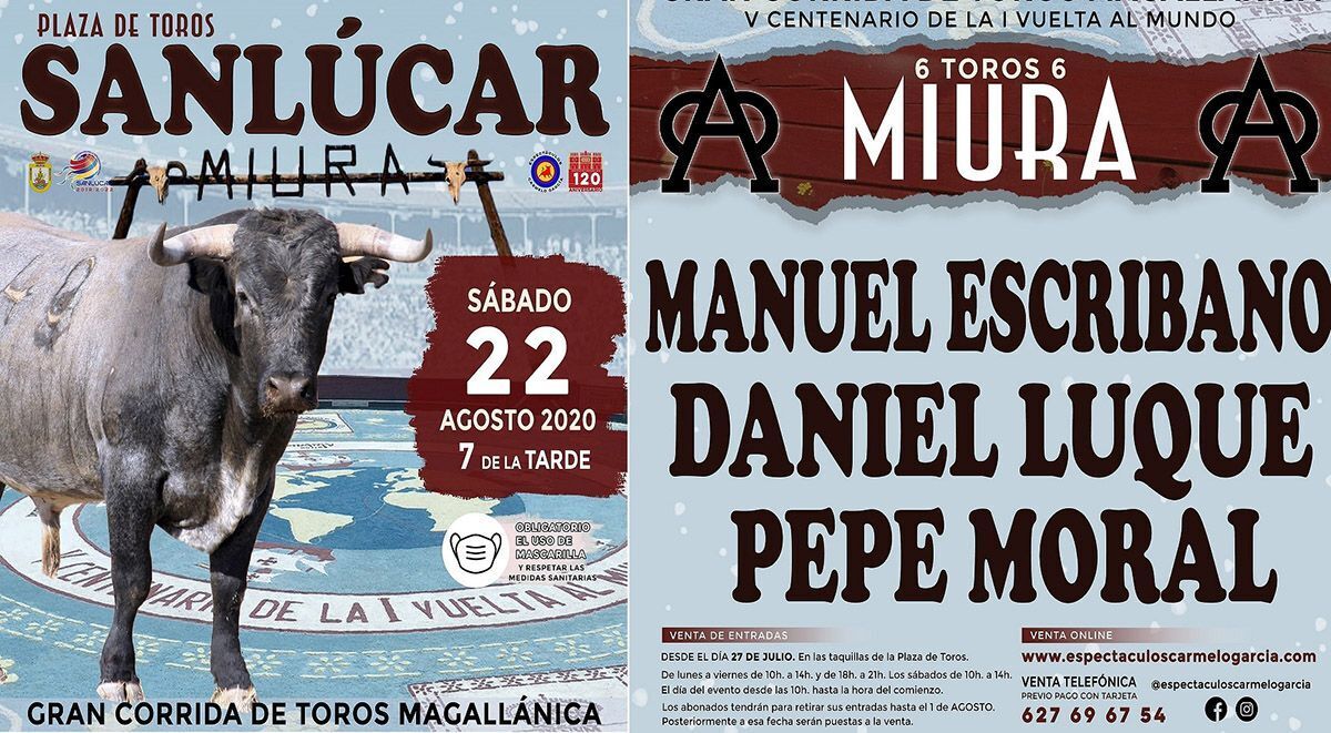 Cartel Sanlúcar 2020- Corrida Magallánica