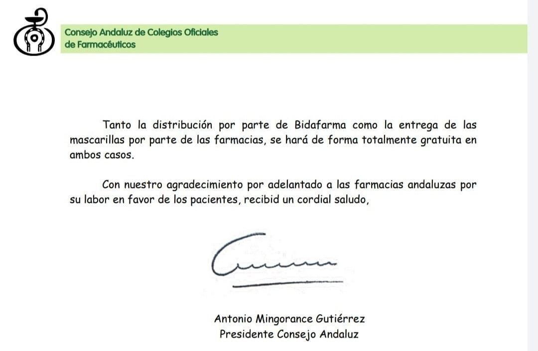 Consejo Andaluz de Colegios Farmaceuticos - Bidafarma