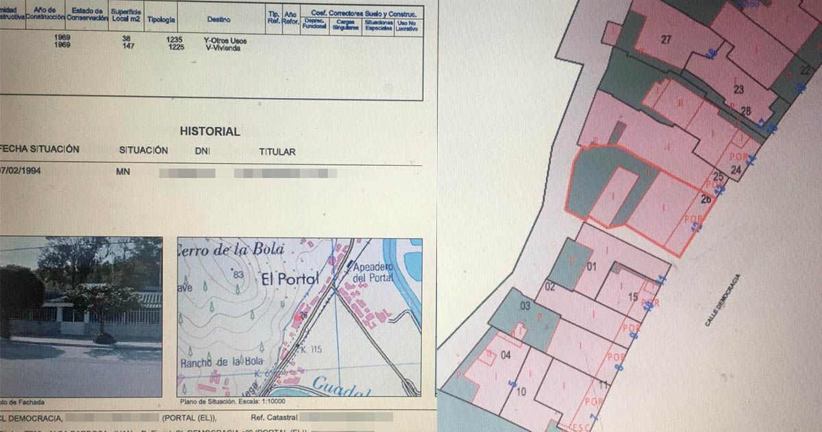 Construcción vivienda obras en El Portal delegado rural mamen sanchez