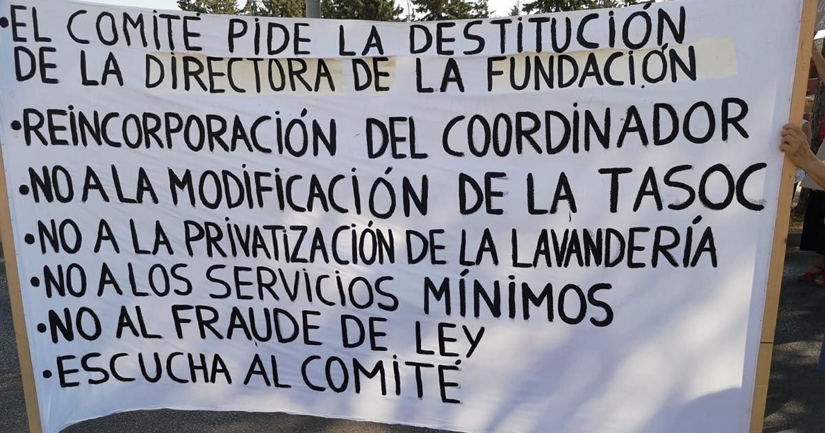 Manifestación asilo San José