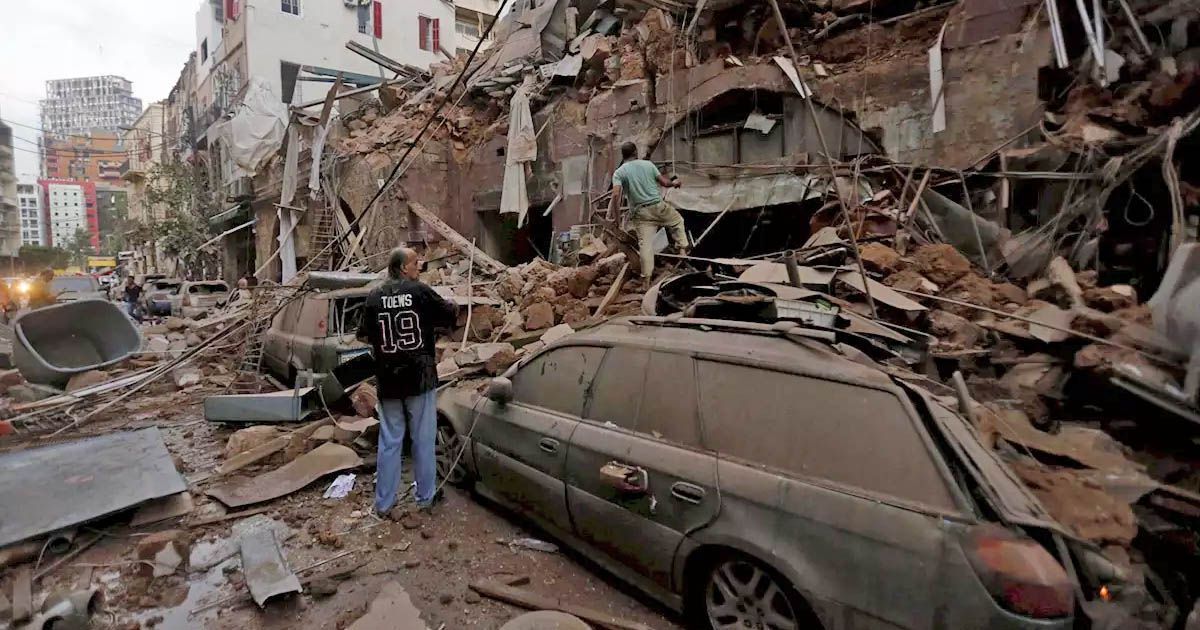 explosión en Beirut Líbano