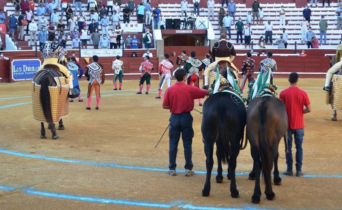 Novillada picada foto Breña