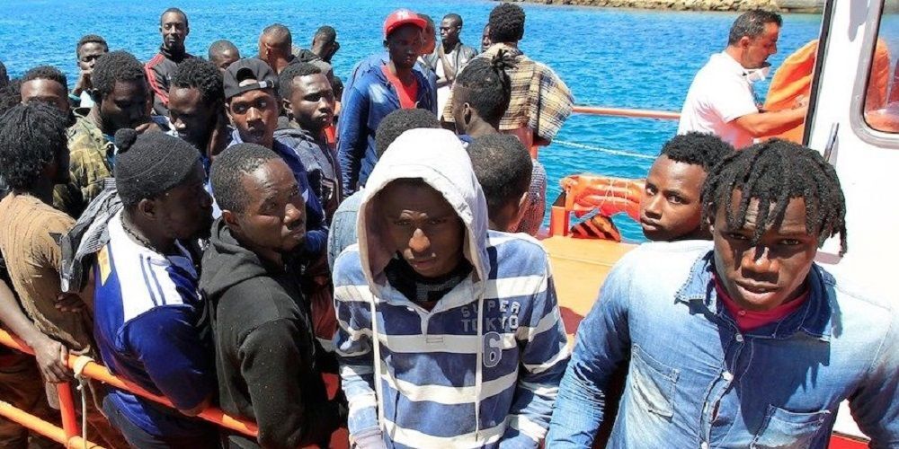 Inmigrantes salvamento maritimo