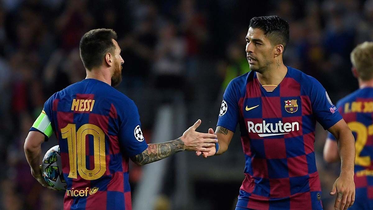 Leo Messi Luis Suarez