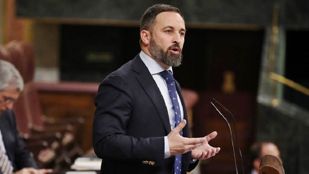 Santiago Abascal Vox en el congreso