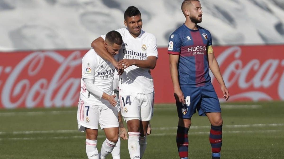 Hazard Casemiro Real Madrid Coronavirus