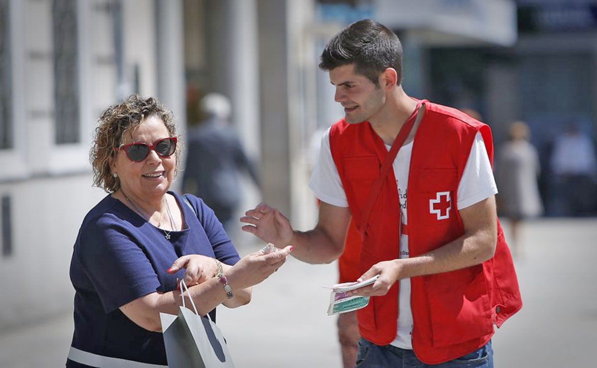 Captador socios Cruz Roja