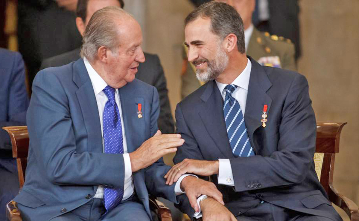 Felipe VI y Juan Carlos I