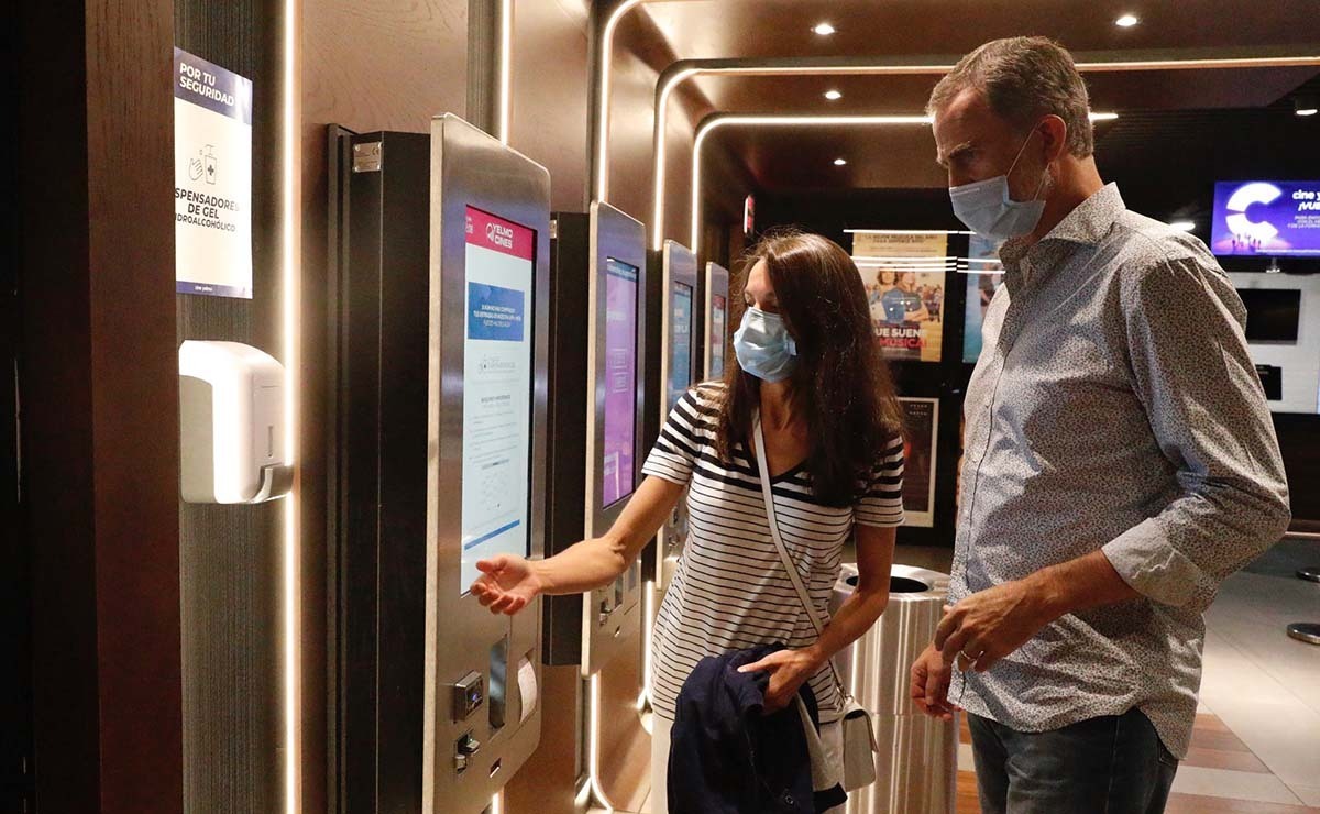 Felipe VI y Letizia Cine