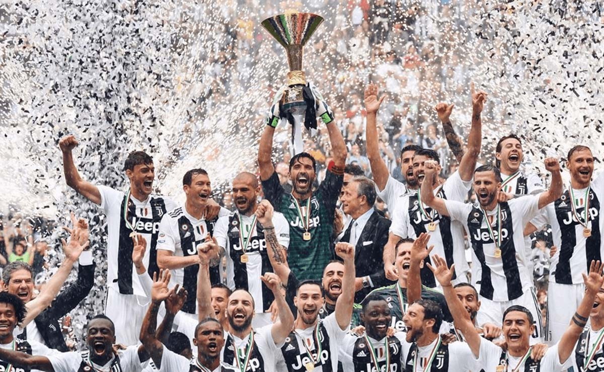 Juventus campeón Serie A en Italia