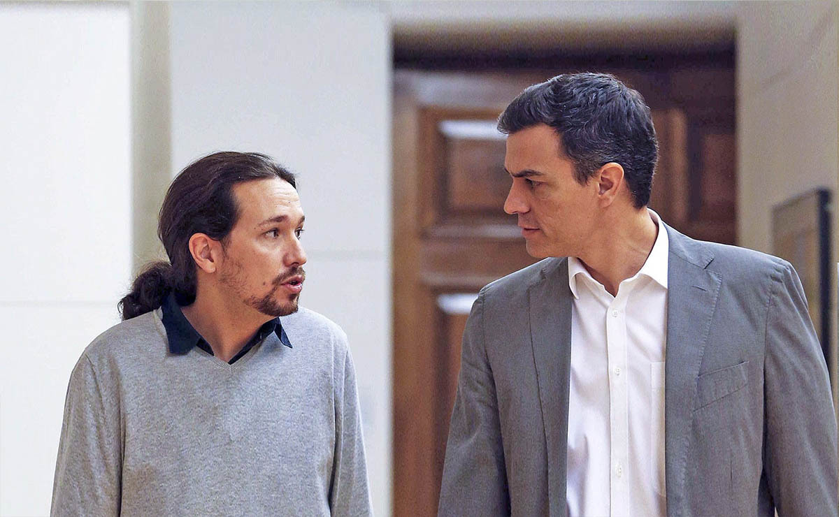 Pedro Sánchez PSOE Pablo Iglesias Podemos