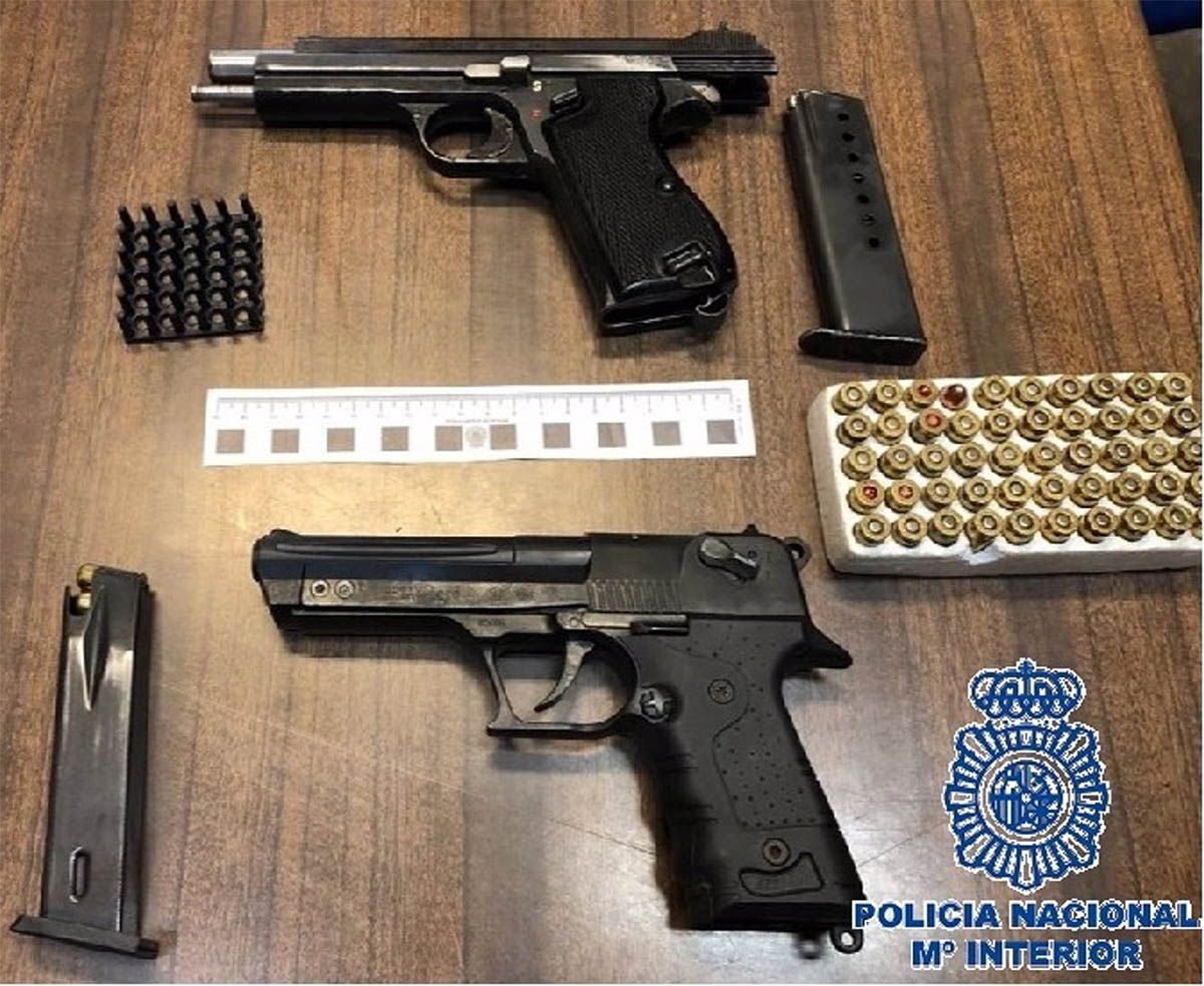 Pistolas armas Málaga