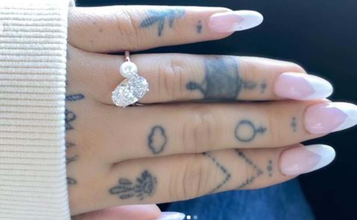 Anillo de compromiso de Ariana Grande
