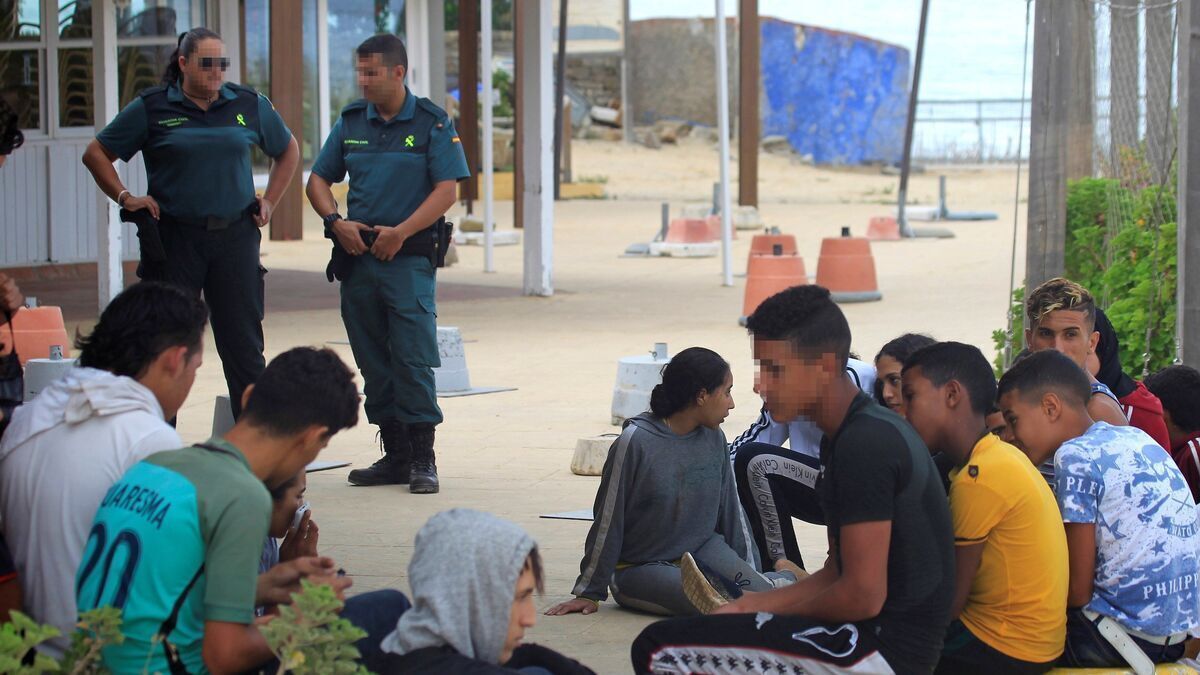 Menores extranjeros solos en España