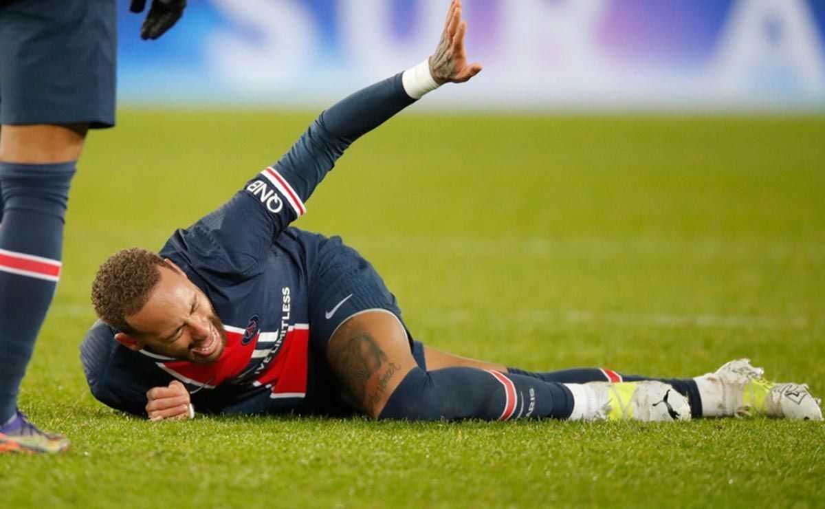 Neymar lesión PSG-Lyon