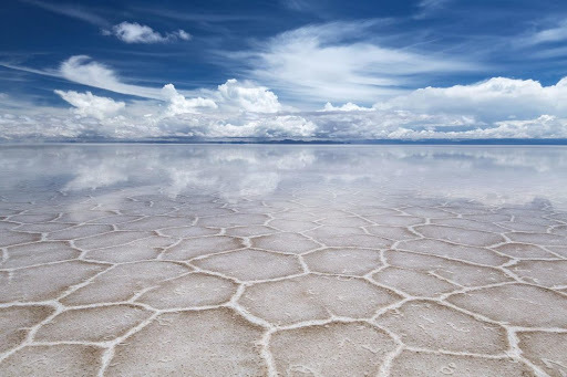 salar de Uyuni al sur de Bolivia