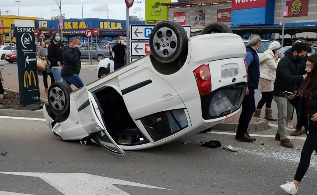 Accidente en Luz Shopping Jerez