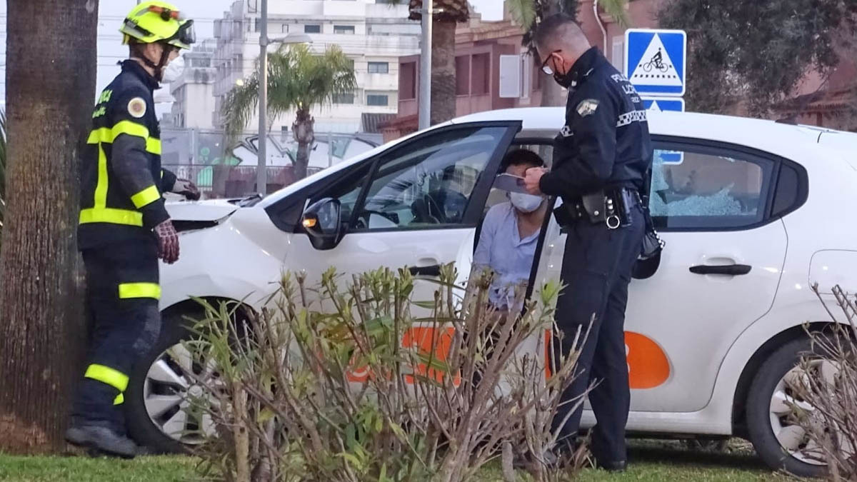 accidente coche Jerez