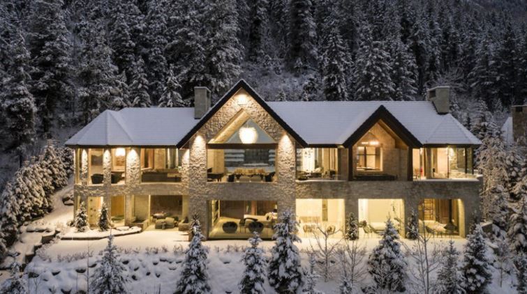 Mansión alquilada por Kendall y Kylie Jenner en Aspen