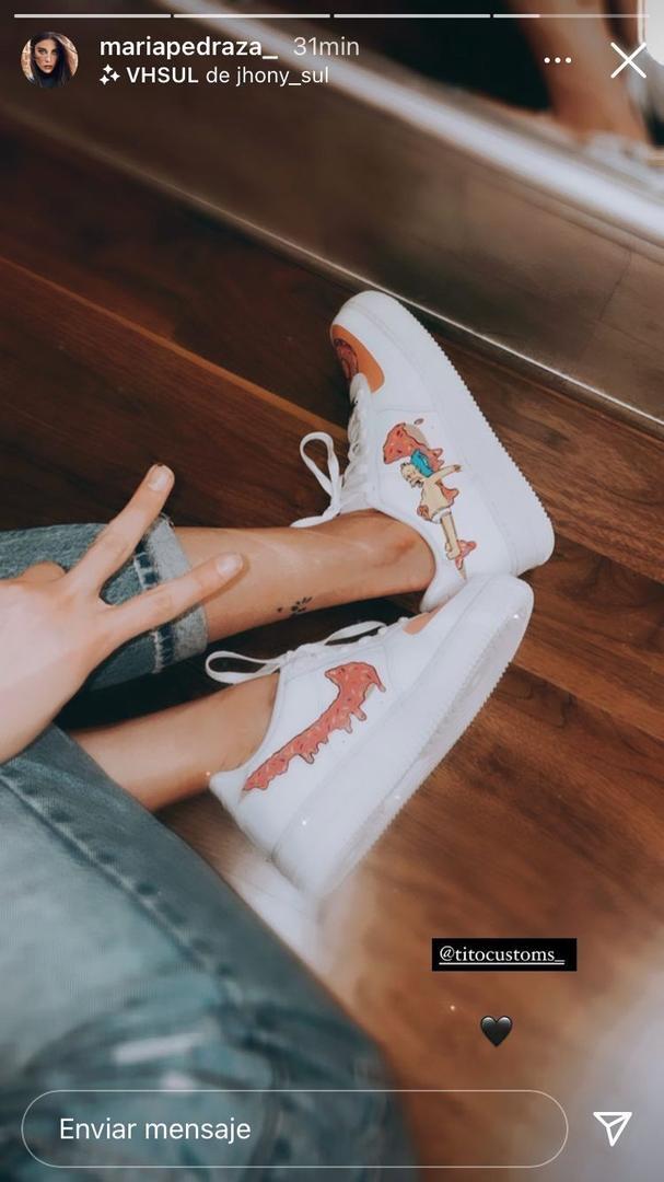 Zapatillas de María Pedraza