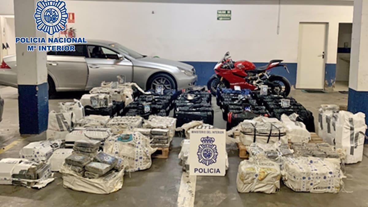 Incautación de cocaína en la provincia de Huelva