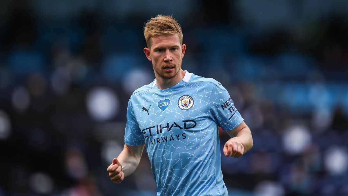 Kevin de Bruyne en un partido de la Premier League
