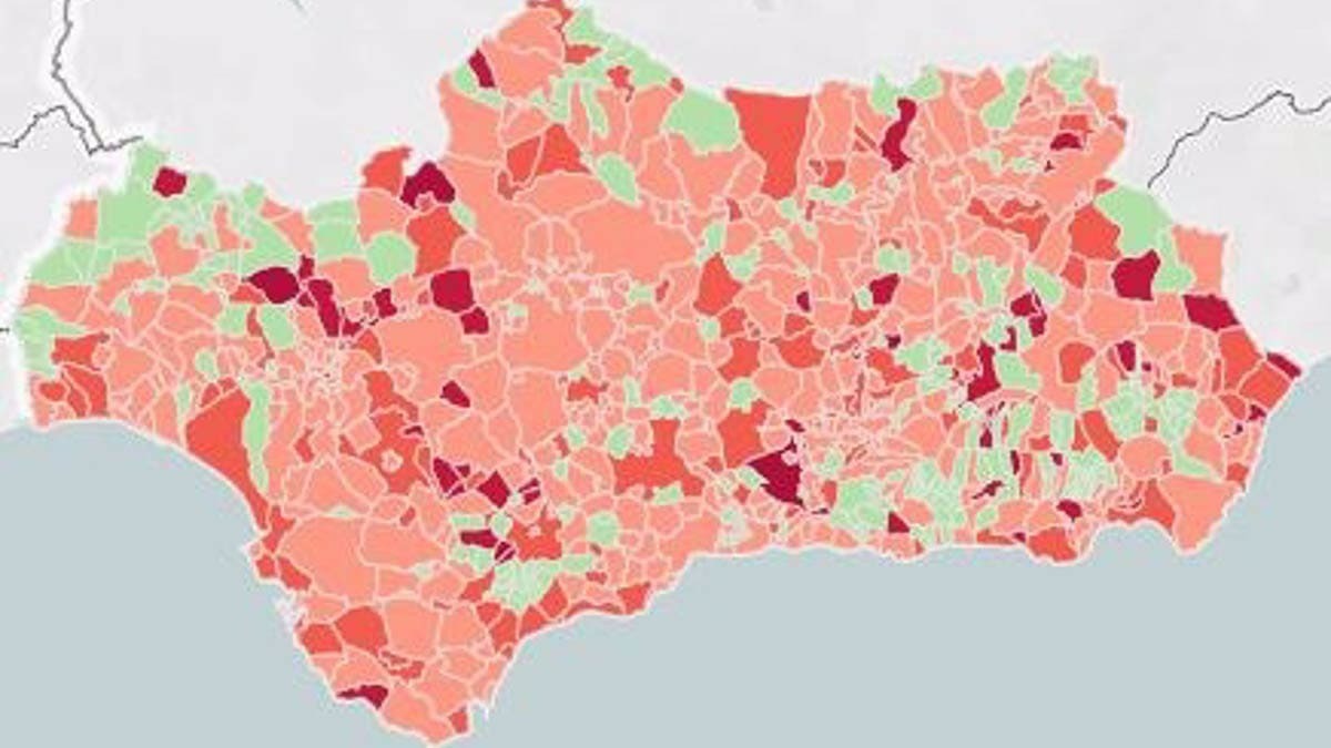 Mapa Covid-19 Andalucía