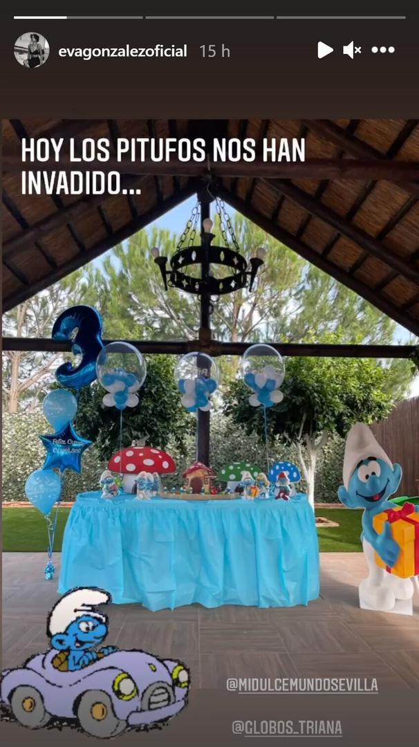 Cumpleaños del hijo de Eva González y Cayetano Rivera